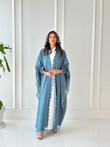 كريب ياباني مطرز بالخيوط ( نص بشت)