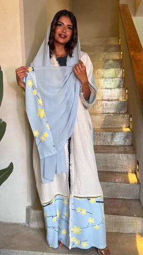 كتان مع قطن ( نص بشت)