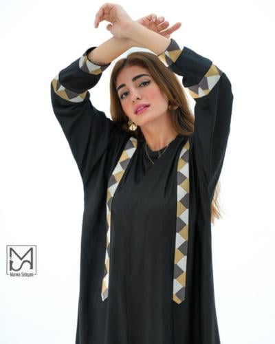 عباية يومية كتان قطن بارد