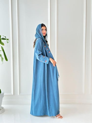 لينن مغسول مطرزة بالخيوط