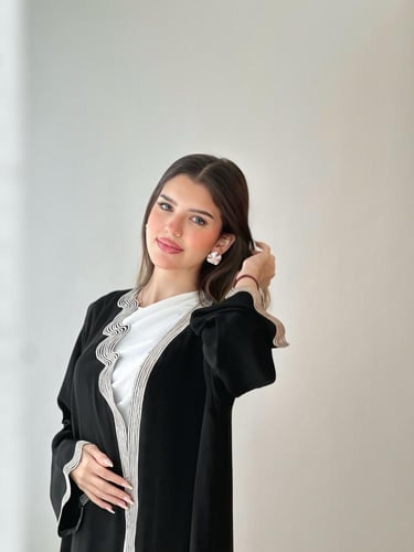 كريب ياباني تطريز قصب