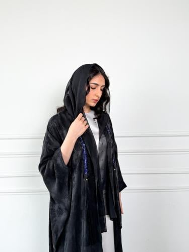 جاكار اسود مغسول تركي مشجر ( نص بشت)
