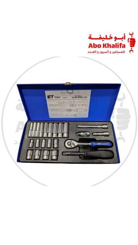 طقم سوكوت ETTO 23 قطعه 1/4