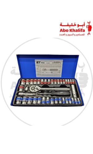 طقم سوكوت ETTO 40قطعه 1/2 -3/8