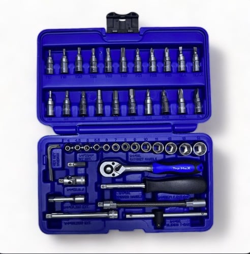 طقم حبوب صغير 1/4 46 قطعه TOPMAX