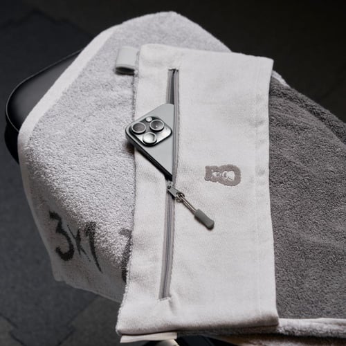 منشفة ذا بير - رمادي