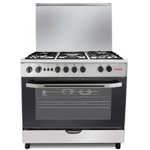 فرن فريش غاز 5 عيون 60*90 امان كامل