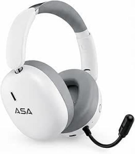 ASA A95 Wireless and Wired Gaming Headset – White