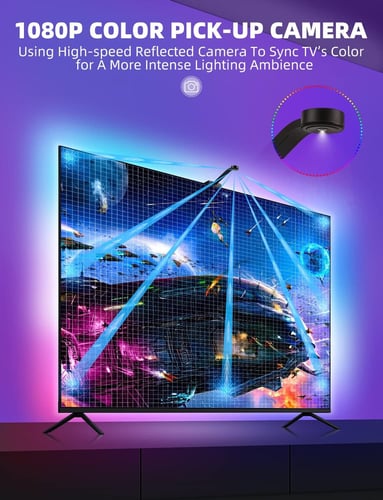 إضائة باك لايت ليد RGB إضاءة خلفيه للشاشات