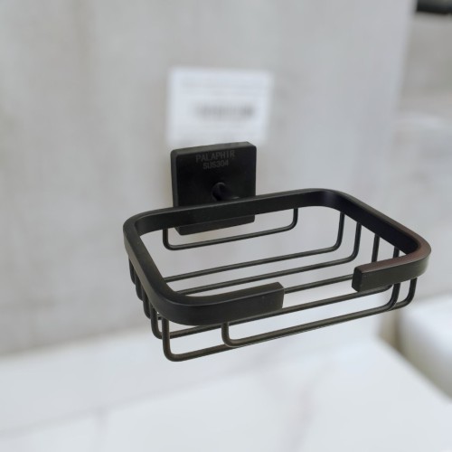 رف صابونة اسود مطفي 1140-1BK