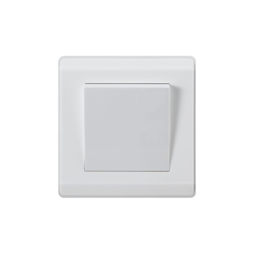 مفتاح 16 أمبير مفرد ابيض المو عادي - AULMO