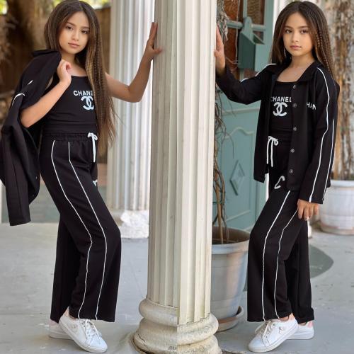 طقم بناتي من 3 قطع