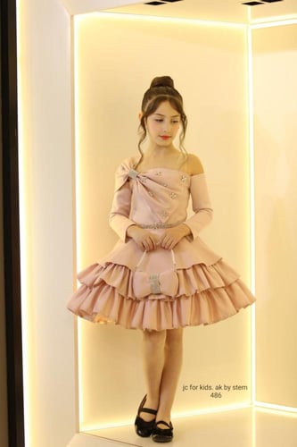 فستان ليدي مع شنطه نافش