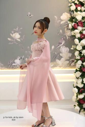 فستان الملكه مع شنطه واكسسوار شعر وشال