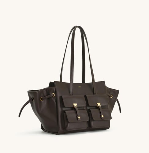 JW PEI جلد بني