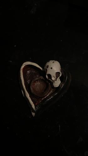 Skull heart