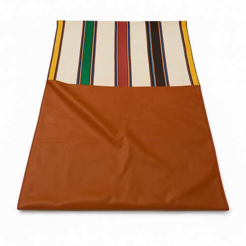 فرش مقلم تلبيسه جلد تنزاني مقاس cm90*200