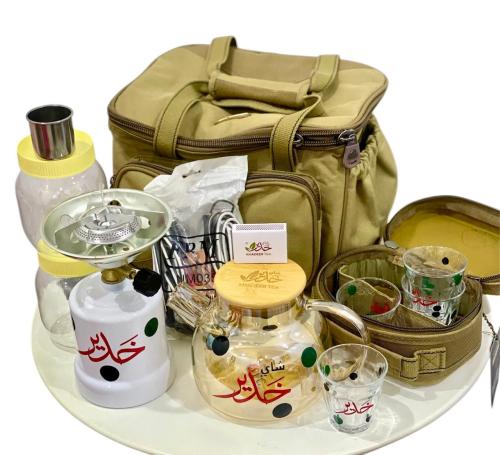 عزبه شاي خدير الشنطه لون ربيعي