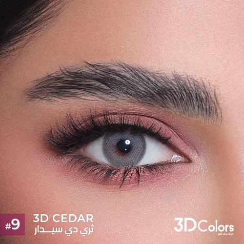 عدسات ملونة شهري سيدر من ثري دي كولورز