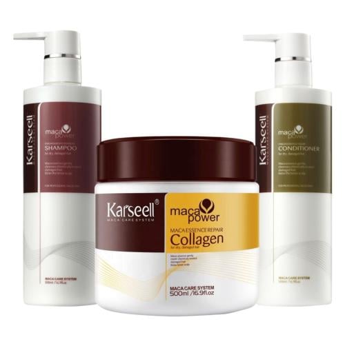 مجموعة كارسيل للعناية بالشعر للشعر التالف ( شامبو...