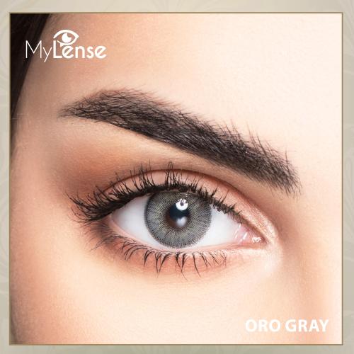 عدسات ملونة شهري اورو جراي من ماي لينس