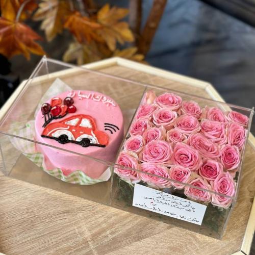 كيك كوري مع إمكانية تغيير العبارة والرسمة منسق داخ...