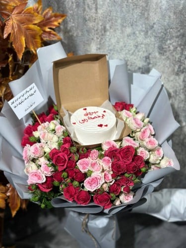 كيك كوري مع إمكانية تغيير العبارة والرسمة منسق داخ...