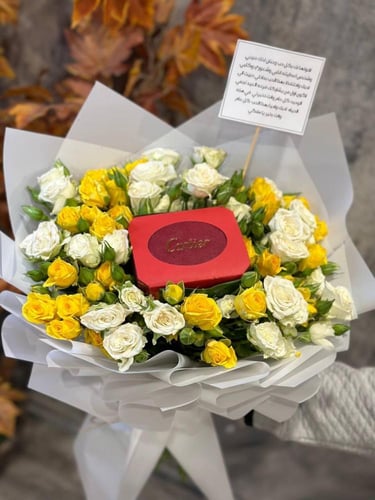 اسورة فخمة رجالي لون فضي وخيط أسود