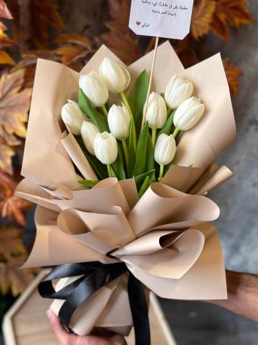 باقة ورد التوليب الهولندي الفاخر