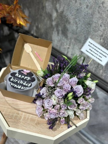 لنش كيك مع إمكانية تغيير العبارة والرسمة منسق ع اس...