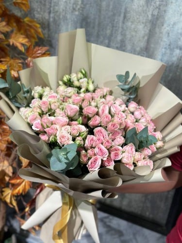 باقة ورد بيبي روز كبيرة