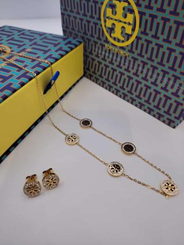 سلسال وحلق golden color