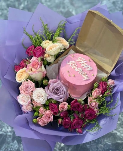 كيك كوري مع إمكانية تغيير العبارة والرسمة منسق داخ...