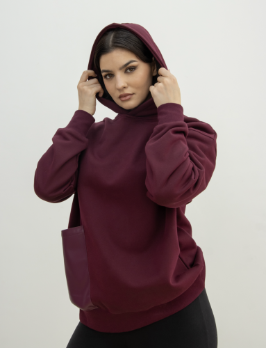 Burgundy Hoodie