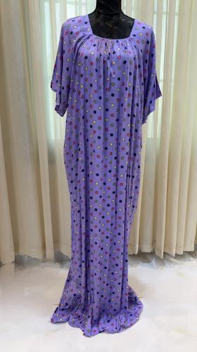 قميص روز نسائي فضفاض وبارد لون موف