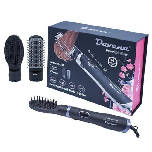 استشوار شعر دافينا DV-702 شعر حار وبارد بفرشتين سع...