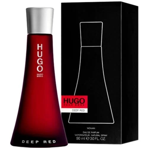 عطر هوجو بوس ديب ريد للنساء - 90 مل - أو دي بارفيو...