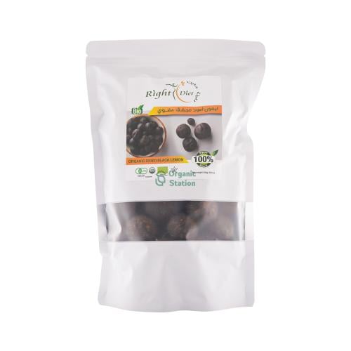 ليمون اسود مجفف عضوي رايت دايت 200 جرام