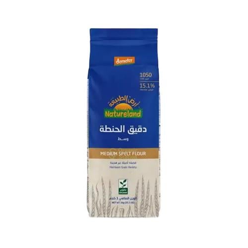 دقيق الحنطة 1050 وسط عضوي ارض الطبيعة 1 كجم