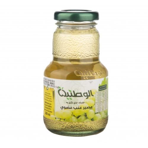 عصير عنب عضوي 200 مل*12علبه ( كرتون ) الوطنية
