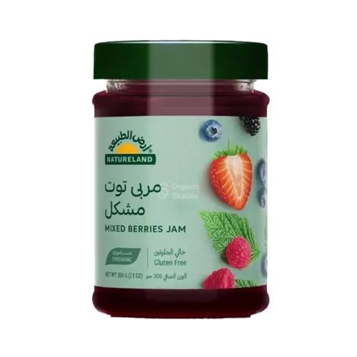 مربى توت مشكل عضوي ارض الطبيعة 200جم