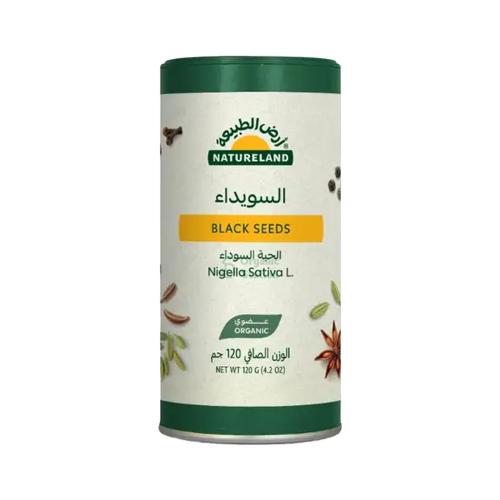السويداء الحبة السوداء عضوي أرض الطبيعة 120جم