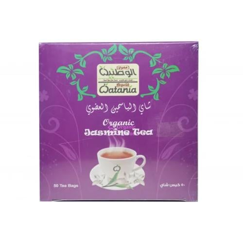 شاي الياسمين العضوي الوطنية 50 كيس