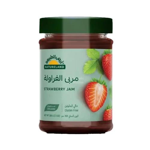 مربى الفراولة عضوي ارض الطبيعة 200جم