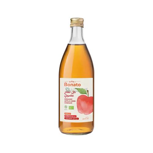خل تفاح عضوي بوناتو 1 لتر