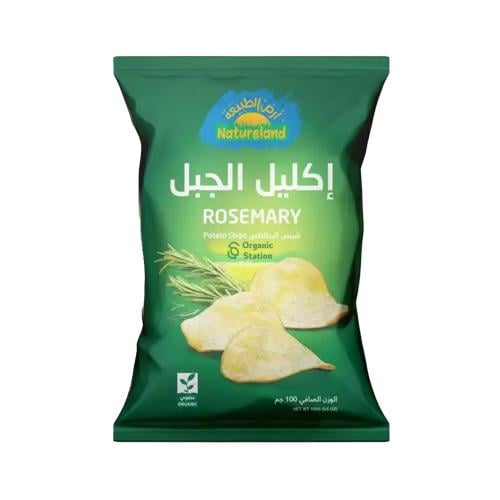 شيبس البطاطس إكليل الجبل عضوي ارض الطبيعة 100 جم