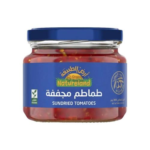 طماطم مجففة عضوية ارض الطبيعة 300جم