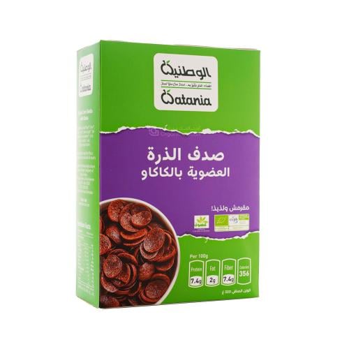 صدف الذرة بالكاكاو العضوية الوطنية 320 جم