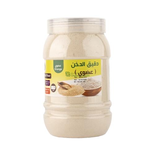 دقيق الدخن العضوي القمم الوطنية 1 كجم