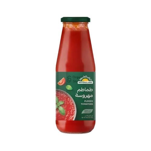 طماطم مهروسة عضوية ارض الطبيعة 690 جم